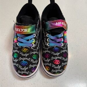 Heelys Black Sneakers with Vibrant Design